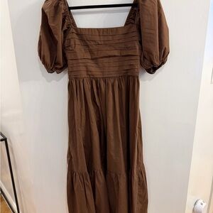 Abercrombie & Fitch Brown Long Sleeve Dress